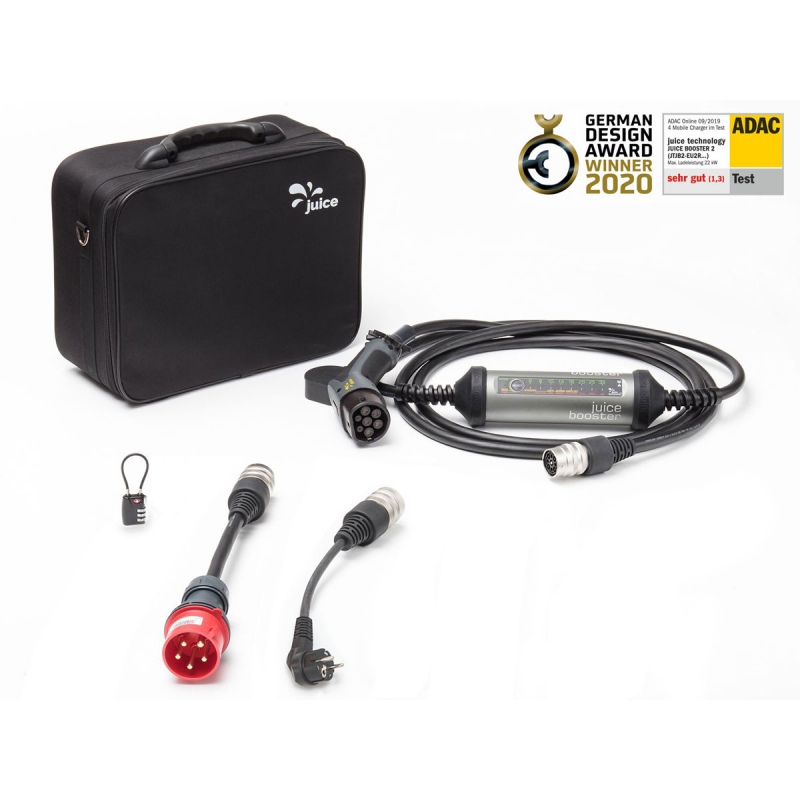 JUICE BOOSTER 2 - Mobile ladestation - Pack M mit adapter